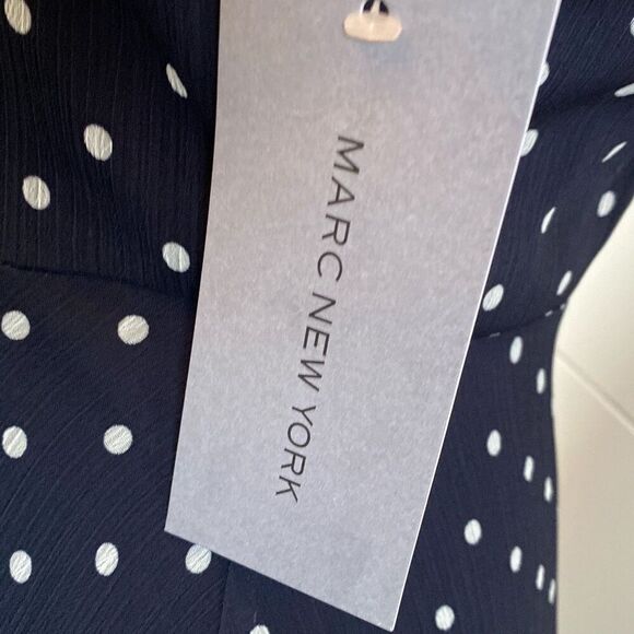 Marc New York Classic Dot Chiffon Halter Neck Tier Maxi Dress - Picture 6 of 10